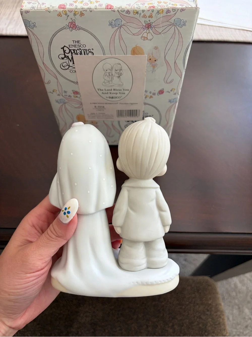 Precious Moments Bride and Groom Porcelain Figurine